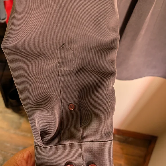 Grey Button-Up Shirt - Picture 6 of 6